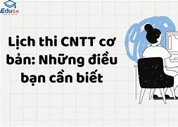 Thi Cntt Cơ Bản Ở Đâu