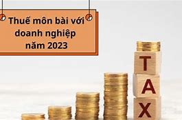 Thuế Môn Bài Năm 2023 Là Bao Nhiêu